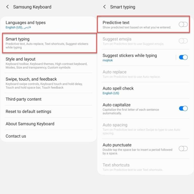 How to Delete Keyboard History on Samsung