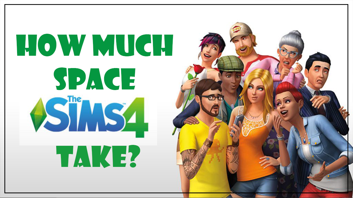 How much space does the Sims 4 take